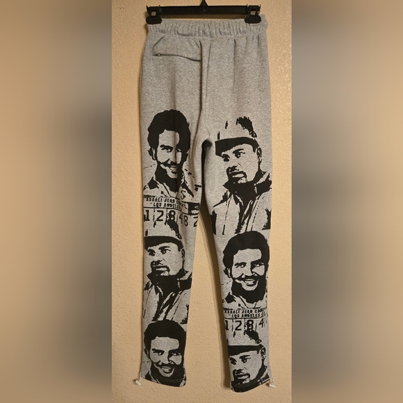 Asaali Sweatpants Color Grey/Black Size Small - Picture 3 of 12